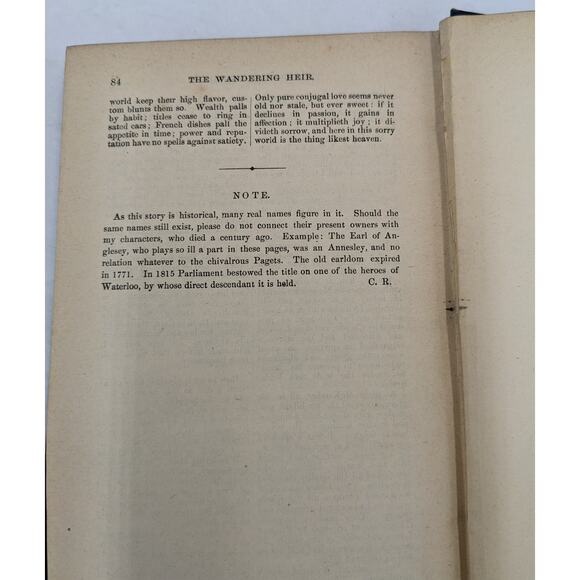 Griffith Gaunt Or Jealousy By Charles Reade Harpers Fireside Edition Vintage - Picture 14 of 14